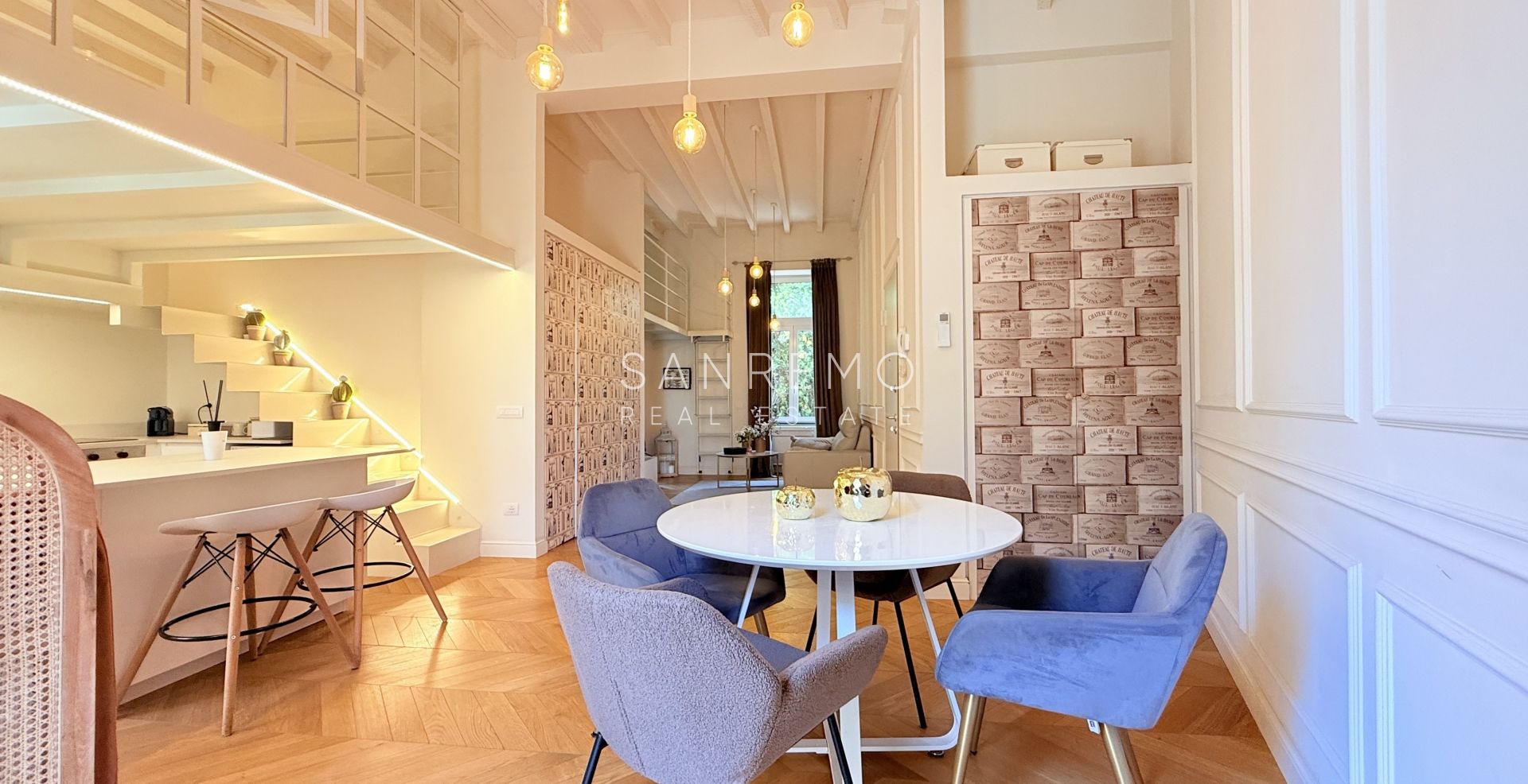 Appartement de prestige, petit mais raffiné comme un écrin dans le centre de Sanremo
