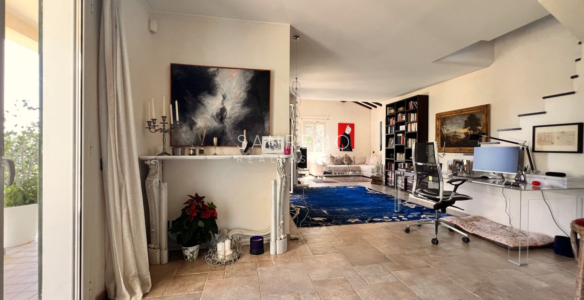 Villa avec vue mer sur la première colline de Bordighera – Élégance, confort et panorama exceptionnel