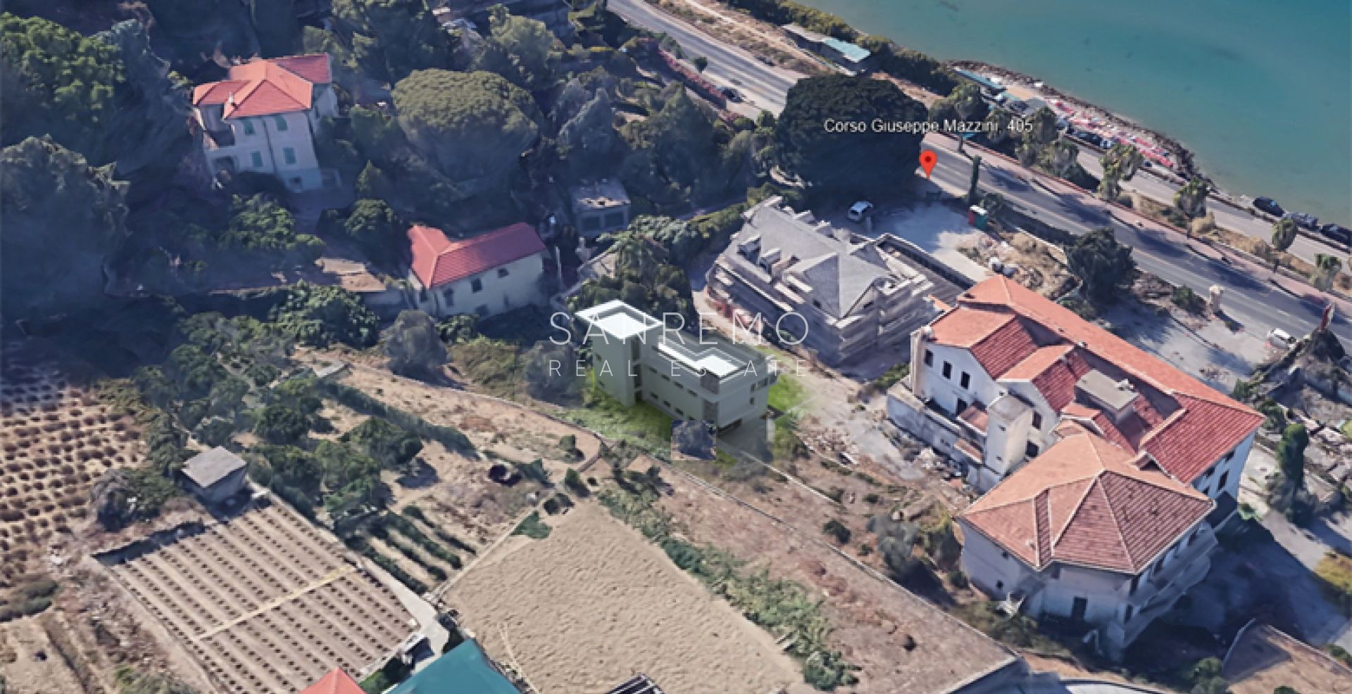 Terrain exclusif avec projet approuvé et vue mer