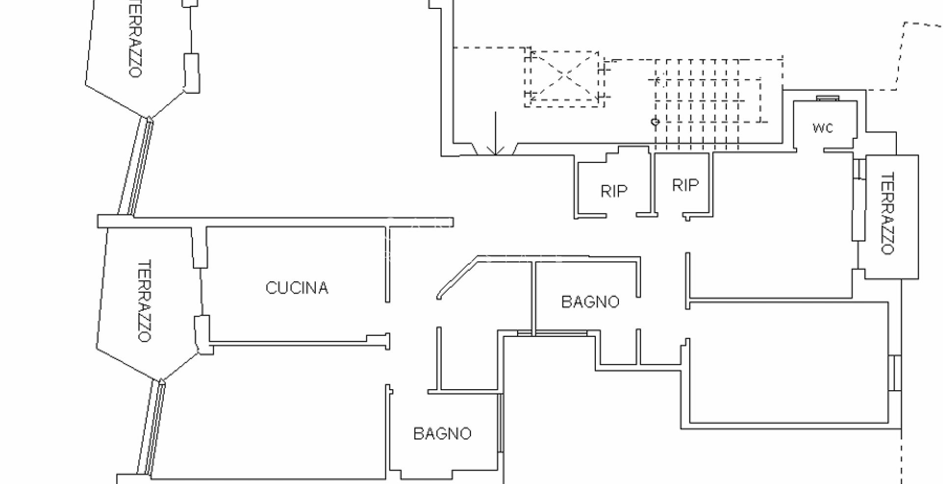 Superbe et lumineux appartement entièrement rénové dans une résidence de standing avec piscine