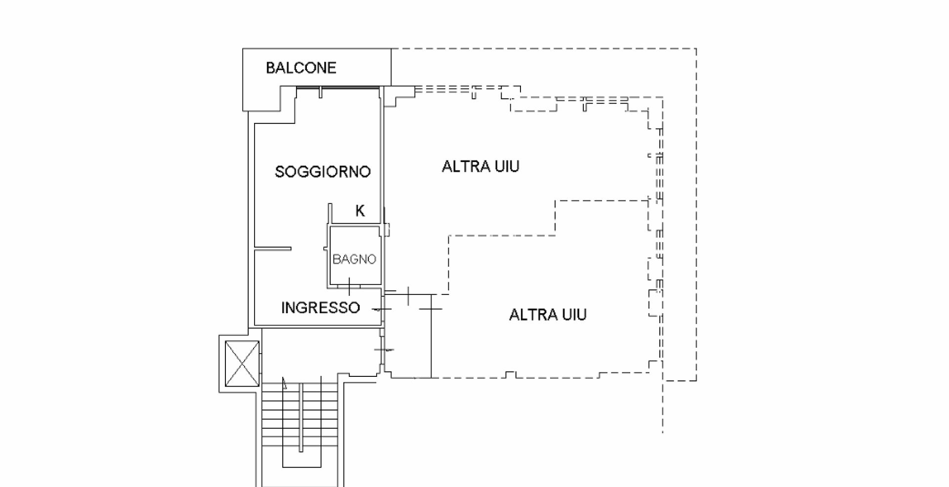 Grand studio avec terrasse à quelques pas du Casino