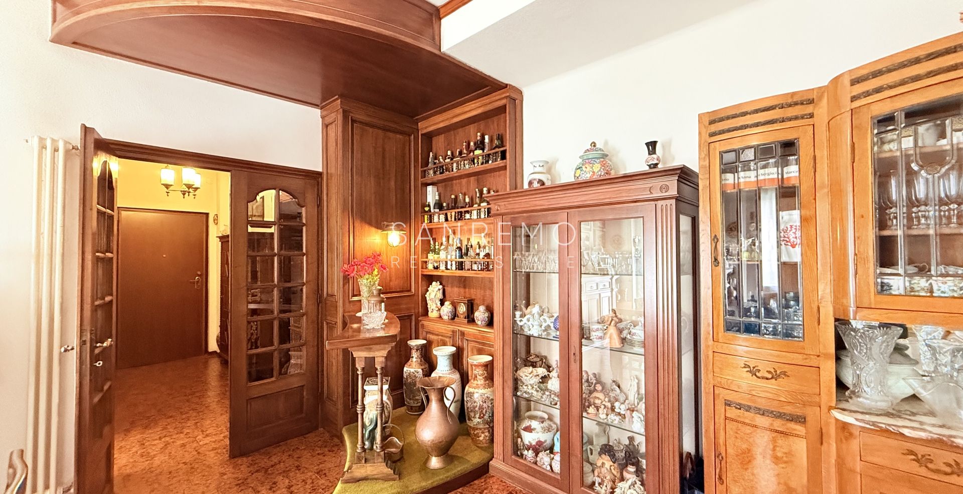 Appartement de trois pièces avec balcon et vue partielle sur la mer dans le quartier Baragallo