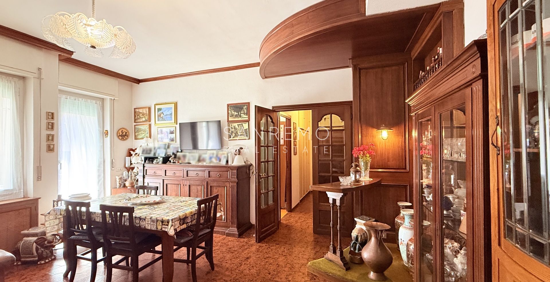 Appartement de trois pièces avec balcon et vue partielle sur la mer dans le quartier Baragallo