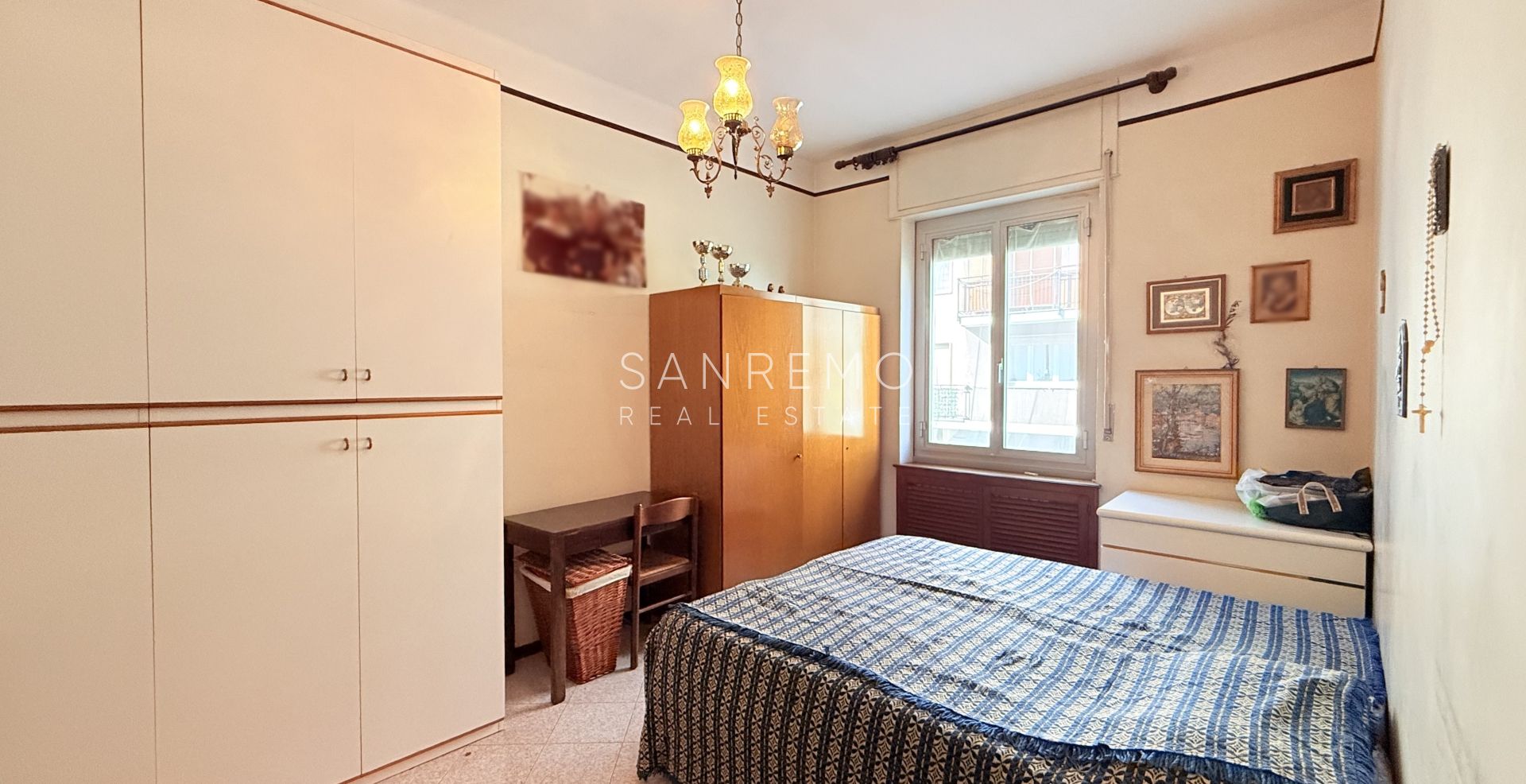 Appartement de trois pièces avec balcon et vue partielle sur la mer dans le quartier Baragallo