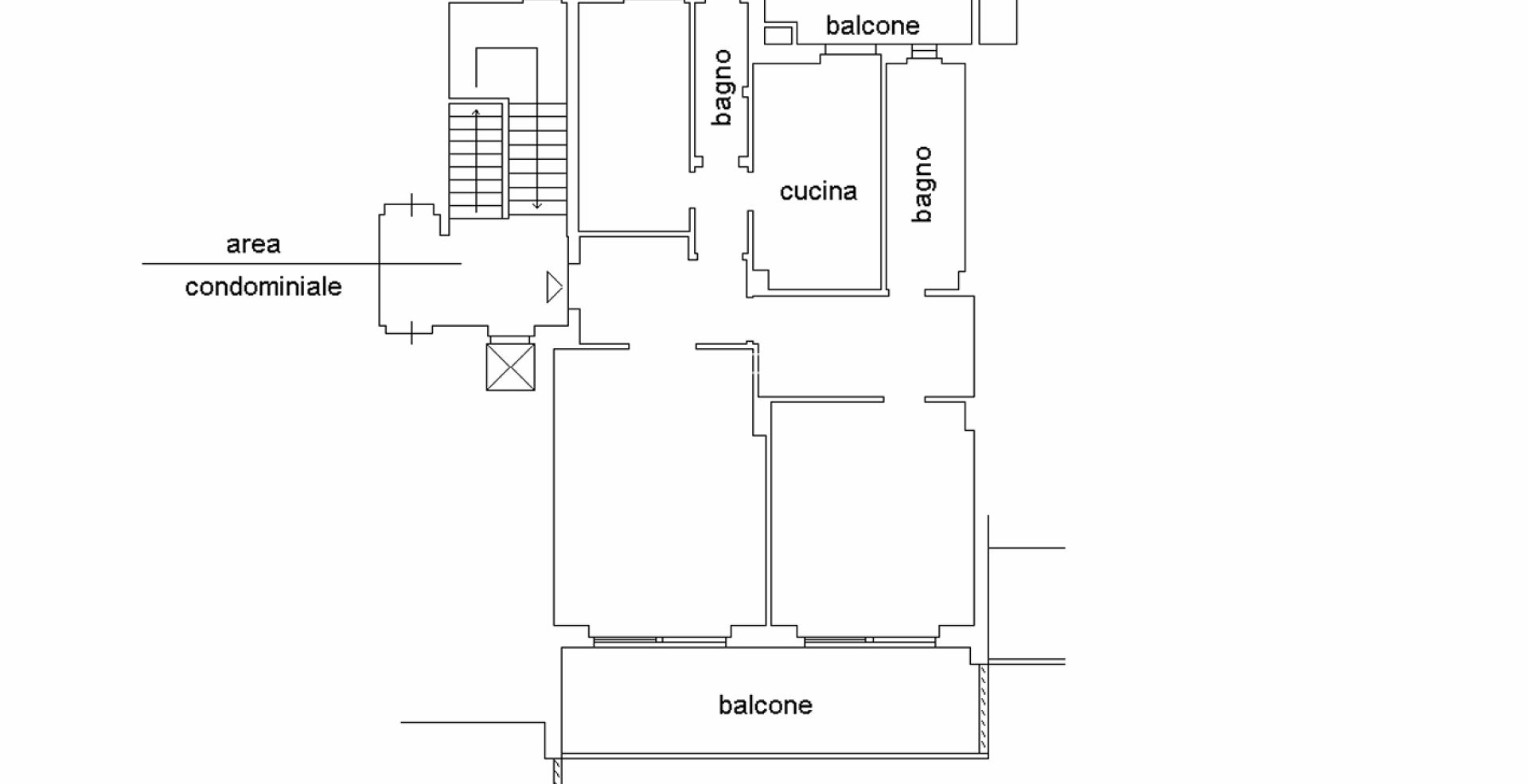 Lumineux appartement de trois pièces avec une grande terrasse entourée de verdure