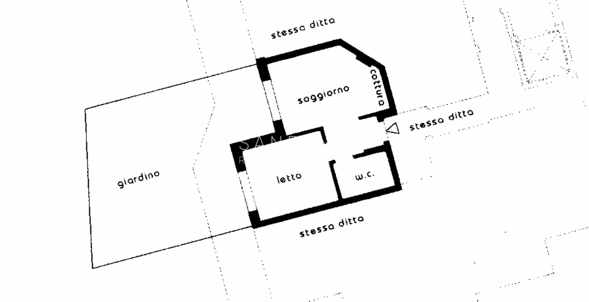 Charmant deux-pièces avec jardin privé et garage