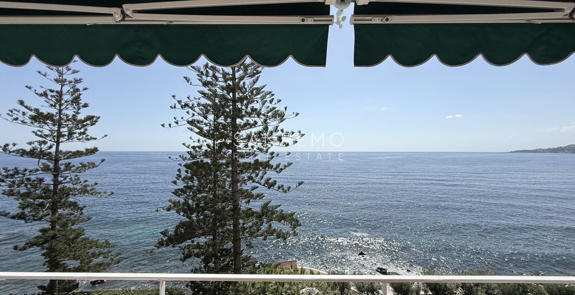 Lumineux deux-pièces avec terrasse agréable donnant directement sur la mer