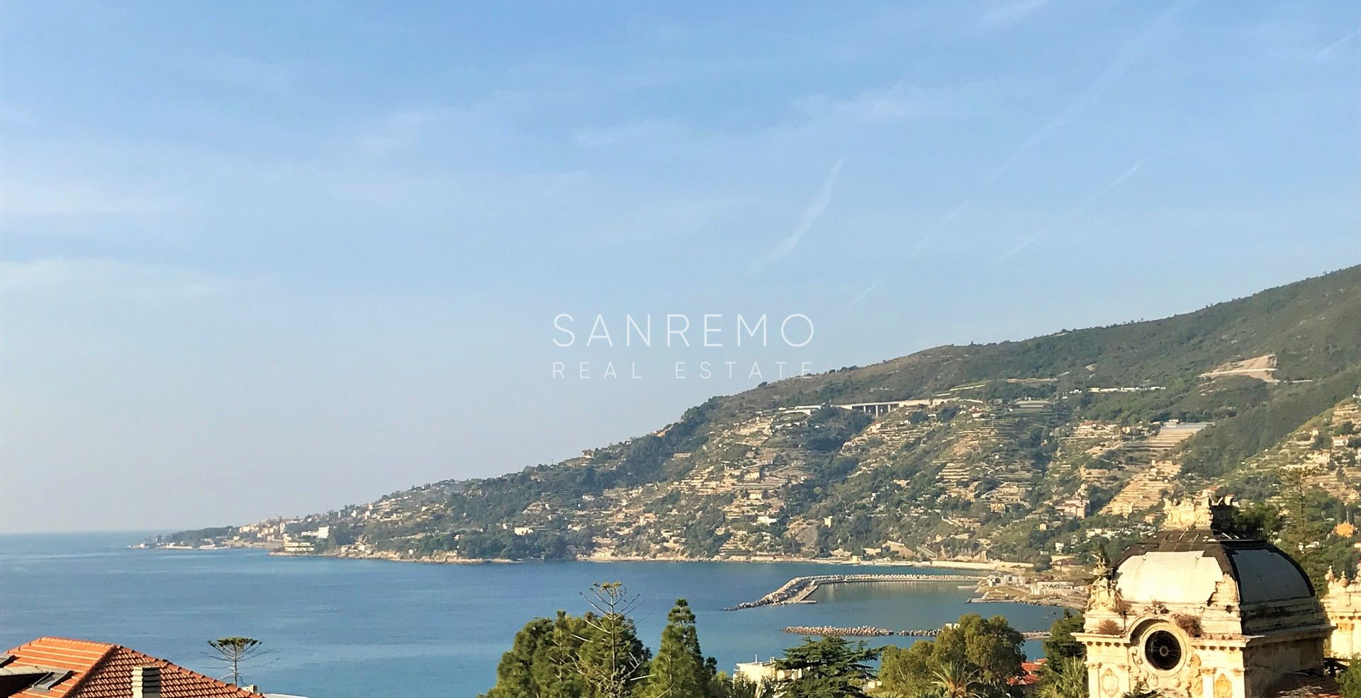 Mansarde en cours de réalisation vue mer