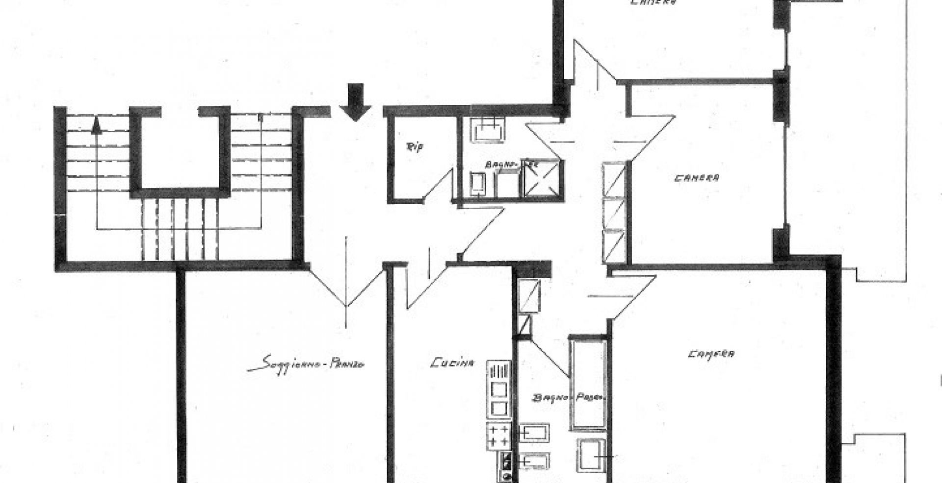 Appartement en vente derrière Portosole avec vue mer